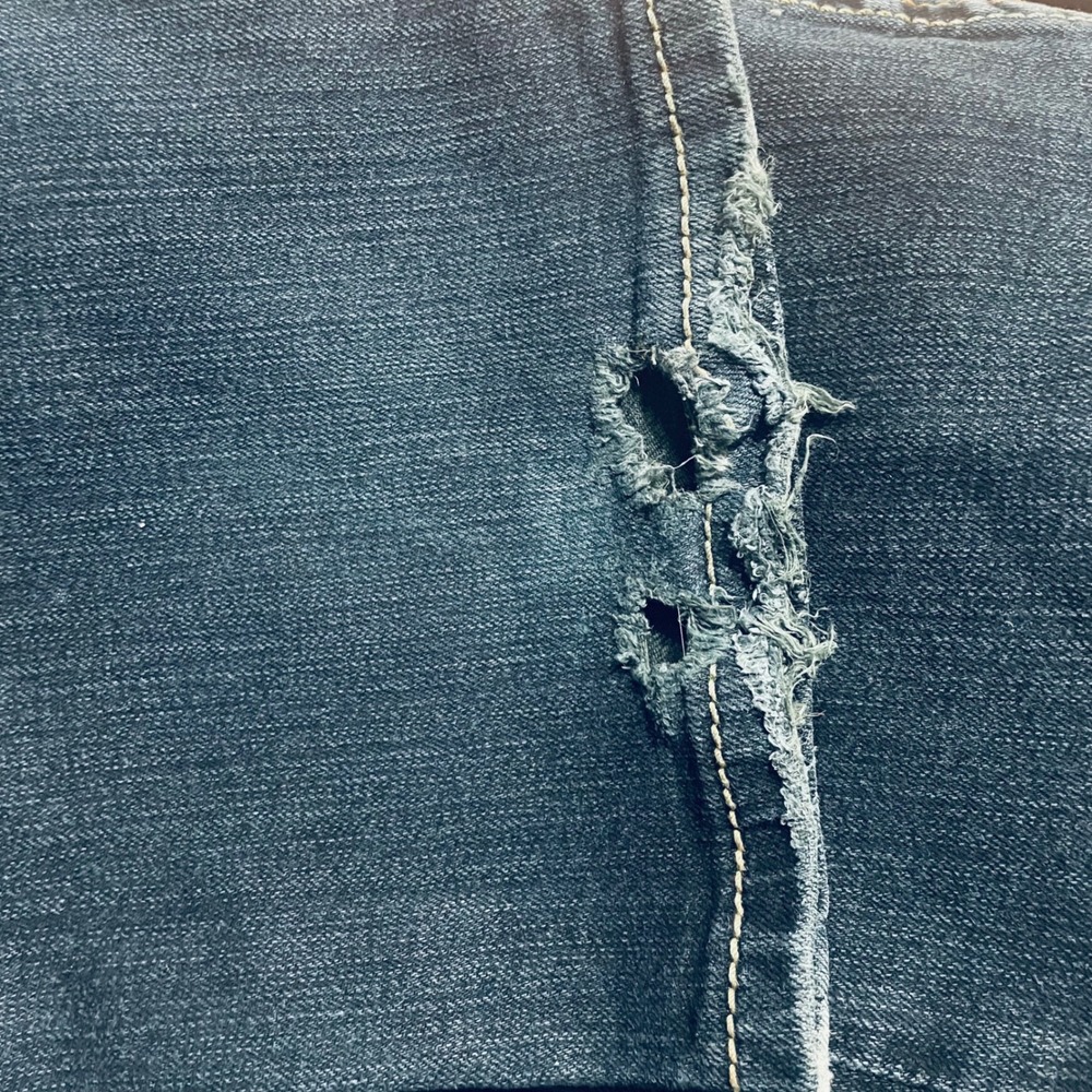 ANONAME Joelle Boot Cut Jeans Women's Dark Wash‎ Denim Low Rise - Picture 9 of 9